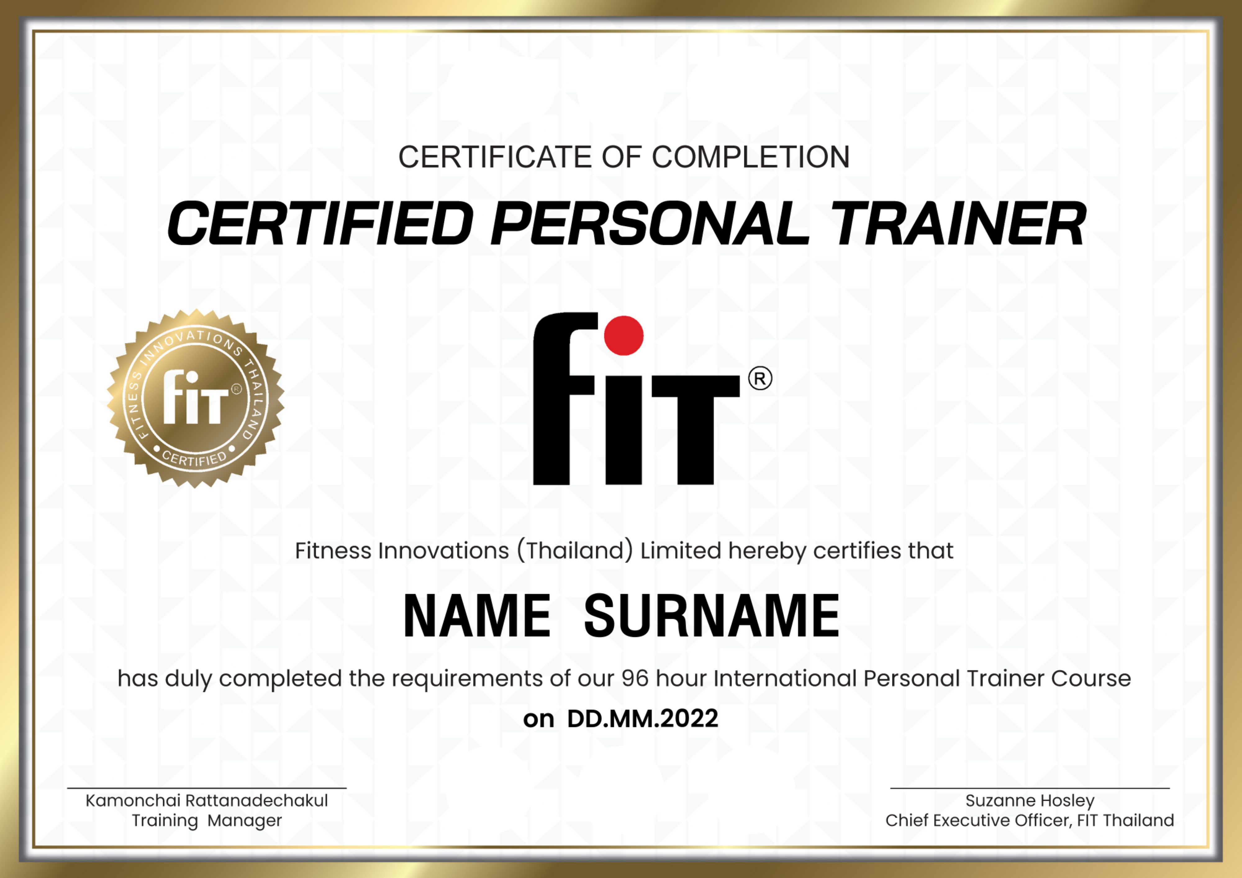 Certified Personal Training